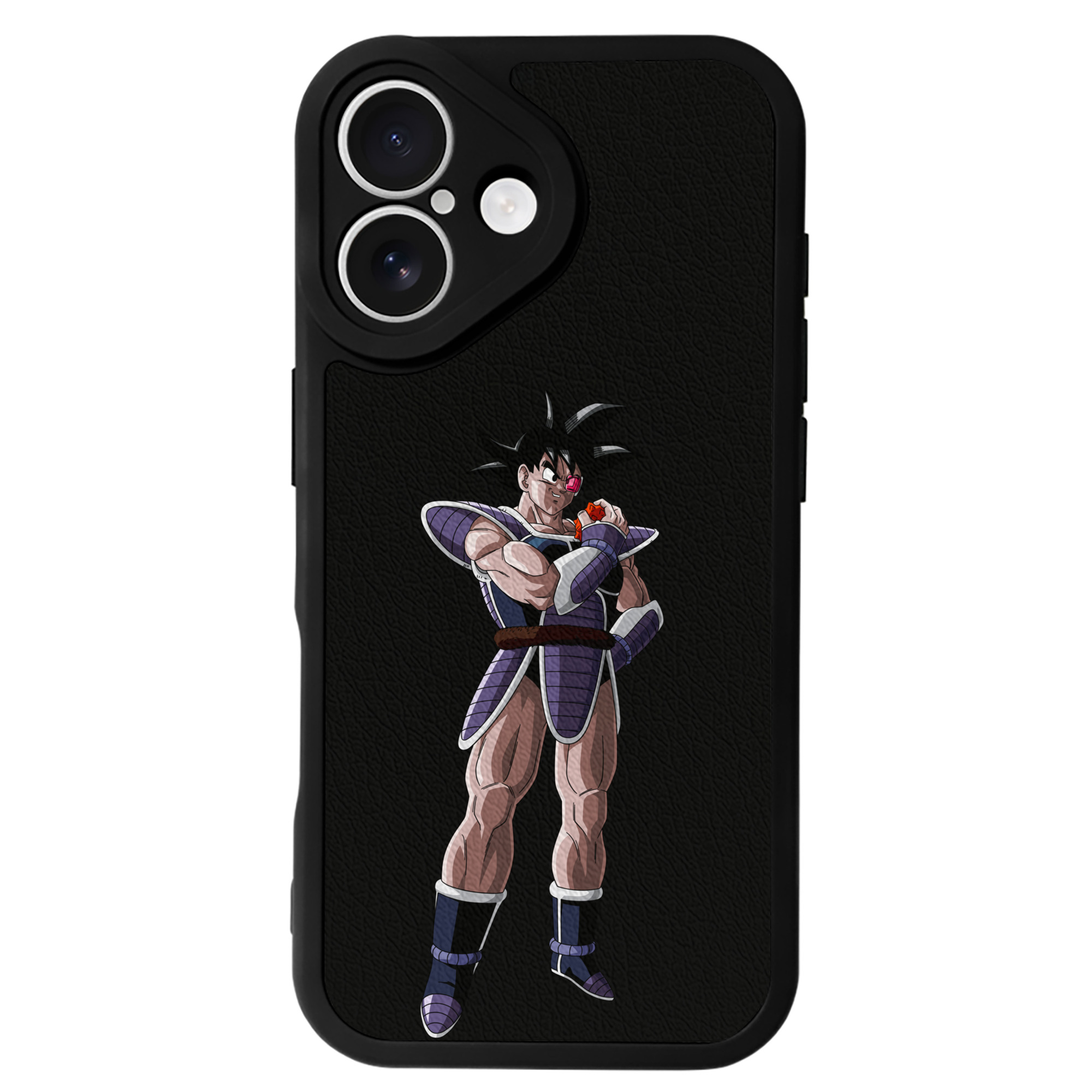 （画像用） ドラゴンボール 孫悟空（そん ごくう）Son Goku カカロット DRAGON BALL Kakarotto 【iPhone 16シリーズ対応】シリコンスマホケース（レザー調） 材質：シリコン